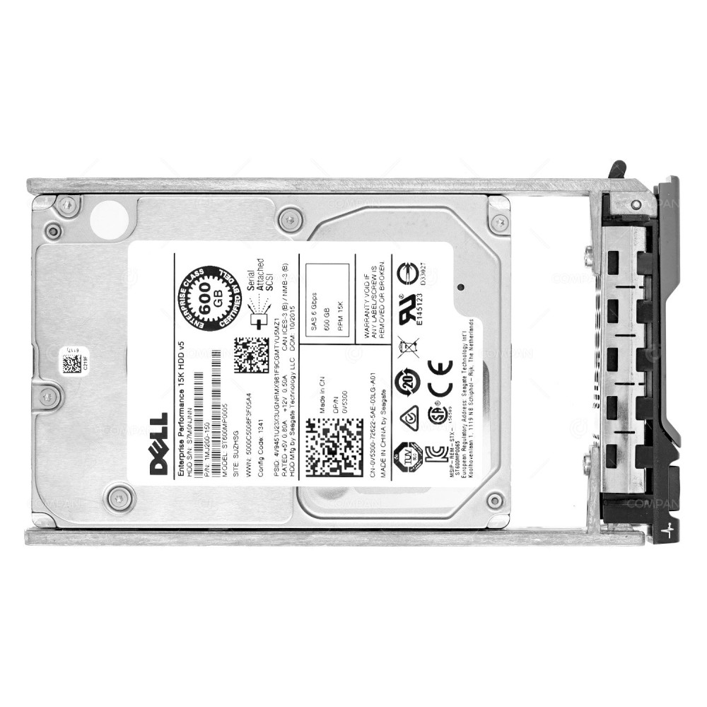 V5300 DELL HDD 600GB 15K SAS 6G 2.5" SFF HOT-SWAP